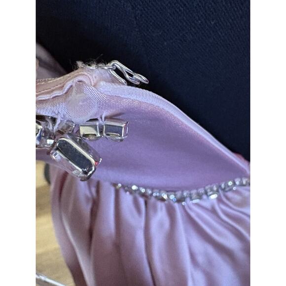 Mac Duggal Puff-Sleeve Short Party Dress 20688 in Blush Size 2 READ DESCRIPTION - Picture 7 of 15